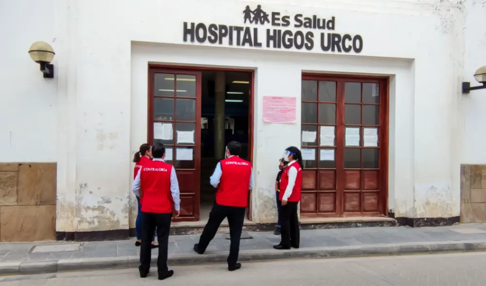 Un equipo de control realizó una supervisión en hospital. Foto: Contraloría