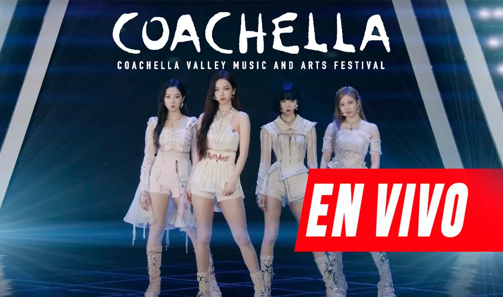 Aespa es la tercera girlband de K-pop presente en el festival tras BLACKPINK y 2NE1. Foto: composición/ Coachella