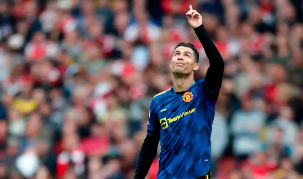 Cristiano Ronaldo llegó a los 100 goles en la Premier League con los 'Diablos Rojos'. Foto: AFP Cristiano Ronaldo llegó a los 100 goles en la Premier League con los 'Diablos Rojos'. Foto: AFP