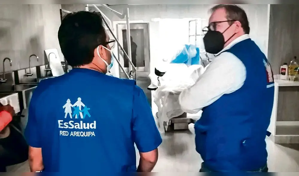 Obras. Defensoría del Pueblo realizó inspección en hospital. Foto: La República Obras. Defensoría del Pueblo realizó inspección en hospital. Foto: La República