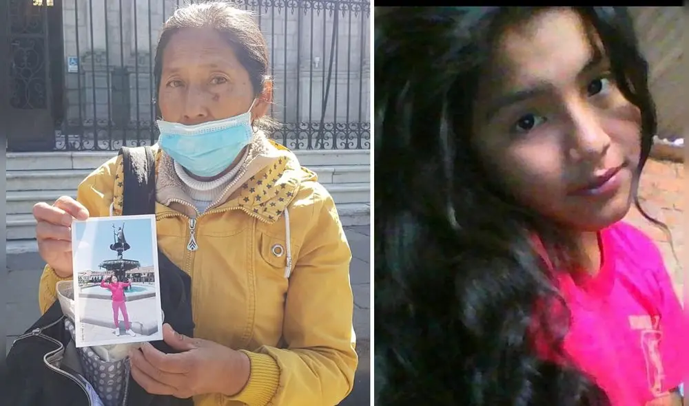 Madre de la menor desaparecida esta en Arequipa hace un mes. Foto: Wilder Pari (URPI)/Facebook
