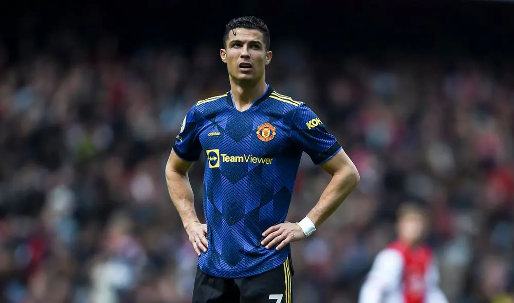 Cristiano Ronaldo llegó a los 100 goles ante el Arsenal. Foto: EFE Cristiano Ronaldo llegó a los 100 goles ante el Arsenal. Foto: EFE