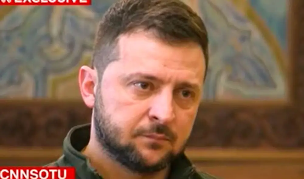 Volodimir Zelenski aseguró estar convencido de ganar la guerra a Rusia. Foto: captura-CNN