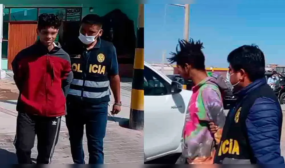 Gerson Méndez Castro y Alejandro Velásquez García habrían estado en la habitación del hospedaje donde fue hallado el cadáver. Foto: composición LR/RCC Tacna Gerson Méndez Castro y Alejandro Velásquez García habrían estado en la habitación del hospedaje donde fue hallado el cadáver. Foto: composición LR/RCC Tacna