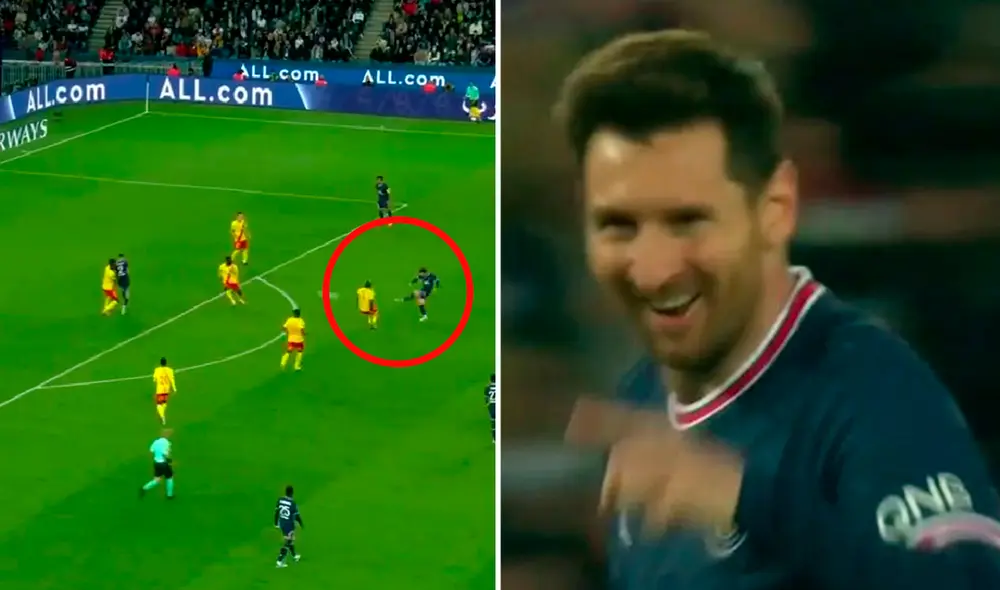 Lionel Messi volvió a marcar con la camiseta del PSG. Foto: composición/ captura ESPN Lionel Messi volvió a marcar con la camiseta del PSG. Foto: composición/ captura ESPN