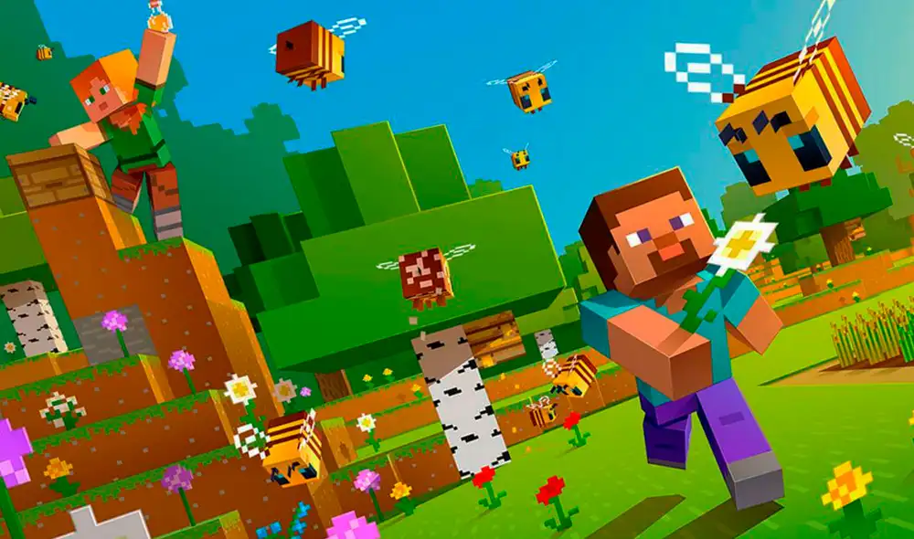 El récord anterior en cooperativo era de 4 minutos, pero este grupo de jugadores logró hacerlo en 1 minuto y 56 segundos. foto: Minecraft