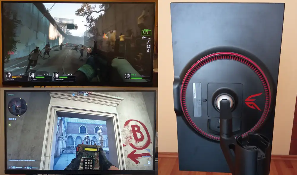 Comprueba aquí los resultados del monitor probando diferentes videojuegos. Foto: composición LR/ Gabriel Mejía