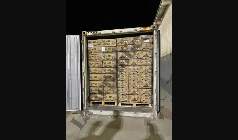 La droga fue descubierta gracias a un trabajo de inteligencia. Foto: La República La droga fue descubierta gracias a un trabajo de inteligencia. Foto: La República