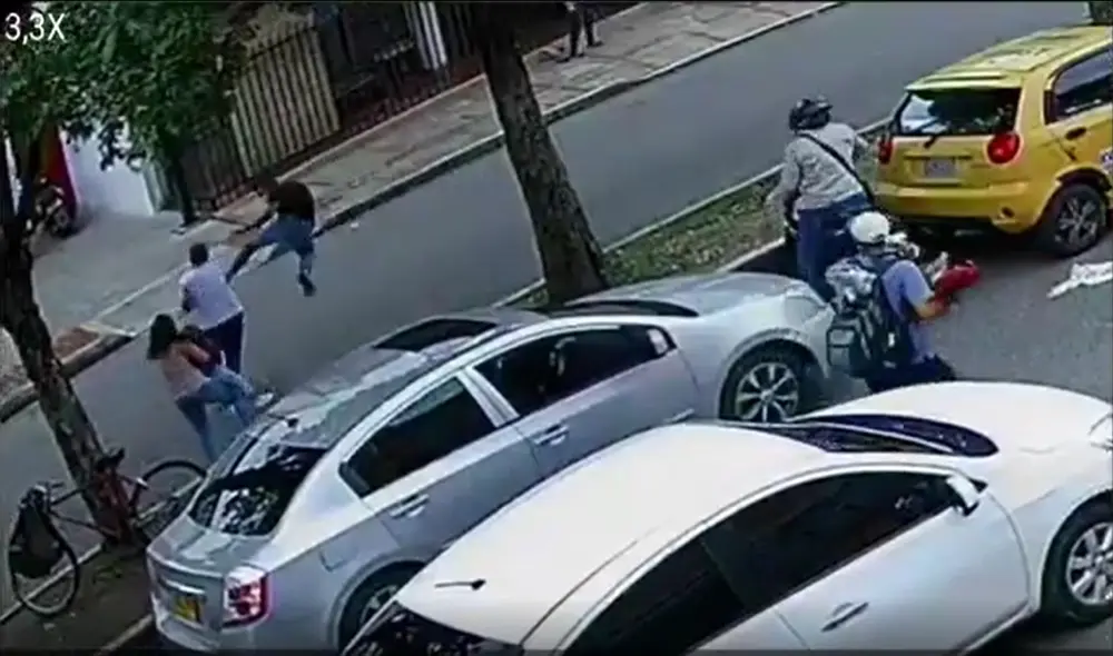 El suceso ocurrió en Bucaramanga (Colombia). Foto: captura de video de Caracol Radio El suceso ocurrió en Bucaramanga (Colombia). Foto: captura de video de Caracol Radio