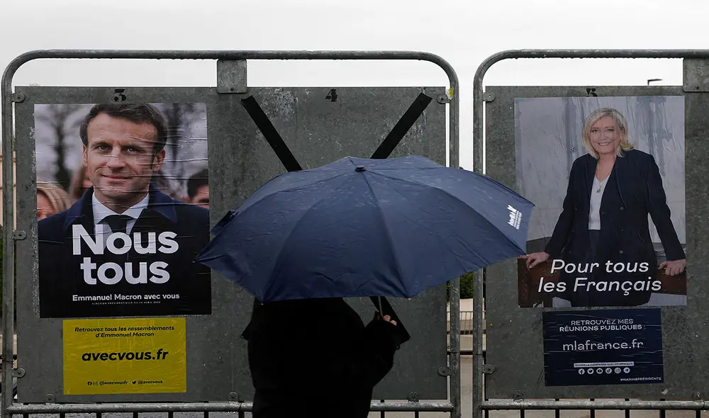 Emmanuel Macron y Marine Le Pen definen la presidencia de Francia. Foto: EFE Emmanuel Macron y Marine Le Pen definen la presidencia de Francia. Foto: EFE