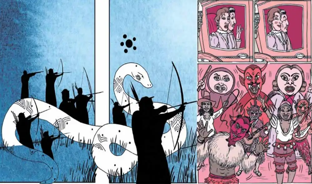 Historias de tres personajes en comic: Joaquín Jayme, Abram Calderón y Abelardo Alzamora. Foto: Archivo LR