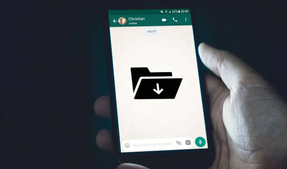 El proceso para descargar una conversación de WhatsApp es sencillo. Foto: CincoDías