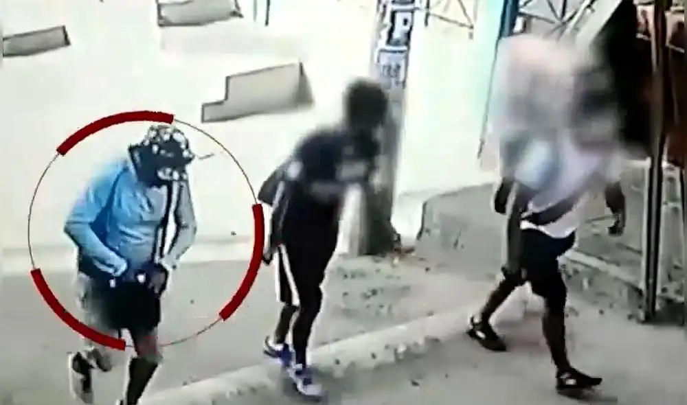 Hasta el momento no ha sido identificado. Foto: captura América Noticias Hasta el momento no ha sido identificado. Foto: captura América Noticias