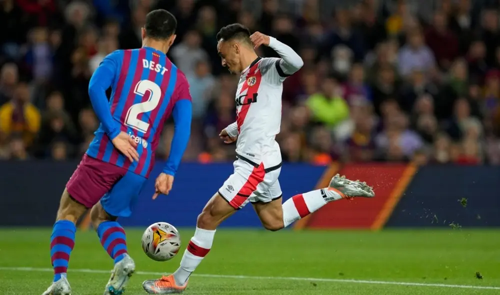 FC Barcelona y Rayo Vallecano juegan por la Liga Santander. Foto: EFE.