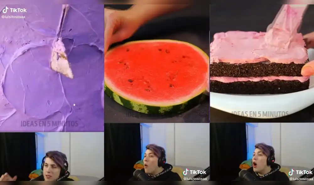 El joven cautivó a miles con su reacción. Foto: captura de TikTok