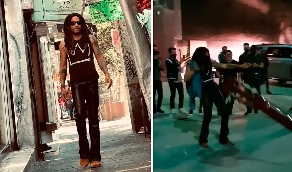 Lenny Kravitz fue captado bailando en las calles de CDMX. Foto: captura Lenny Kravitz/Instagram