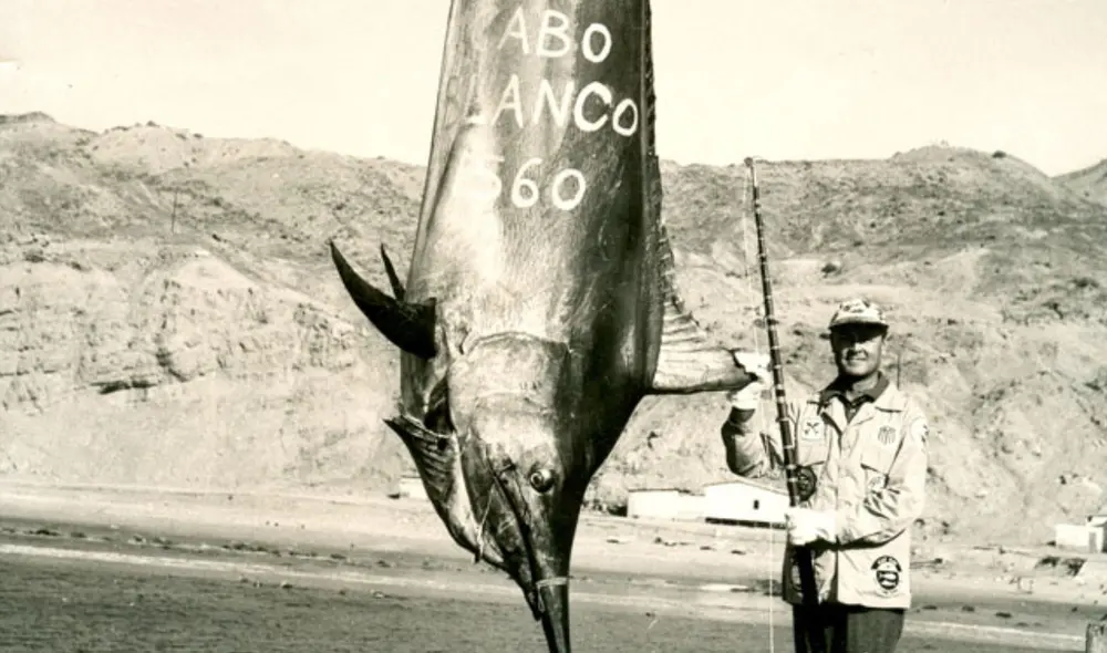 Alfred Glassell entró a Salón de la Fama de la Pesca por su captura en Cabo Blanco. Foto: IGFA Alfred Glassell entró a Salón de la Fama de la Pesca por su captura en Cabo Blanco. Foto: IGFA