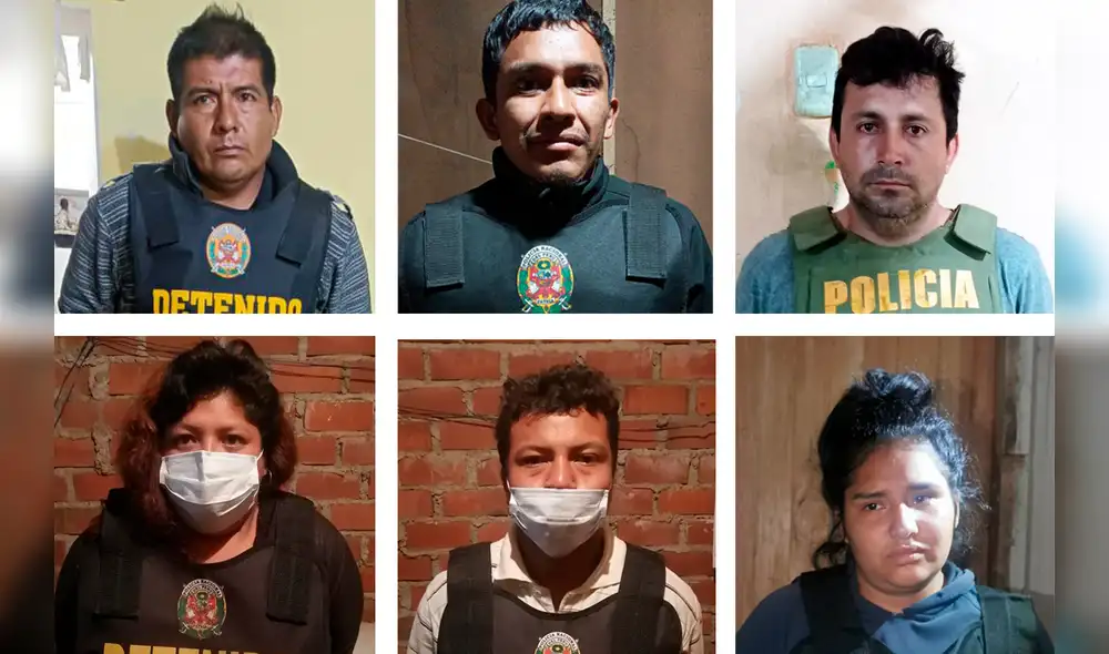 La organización criminal "Los Tío Tío" estaba conformada por 19 personas, 15 de las cuales fueron intervenidas esta madrugada: Foto: composición LR