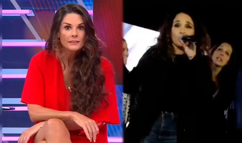 Rebeca Escribens expresó su admiración por Érika Villalobos. Foto: captura América TV