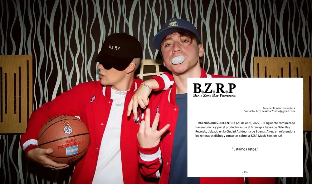 Bizarrap recrea comunicado de Michael Jordan tras su regreso a la NBA. Foto: composición LR/Instagram