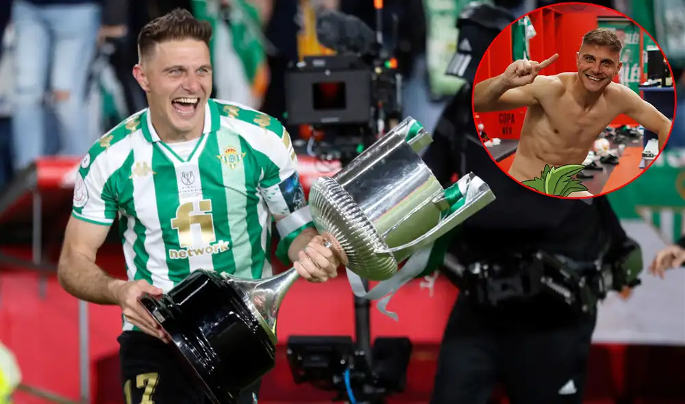 Joaquín ya había festejado de la misma forma en el 2008. Foto: composición EFE/Real Betis Joaquín ya había festejado de la misma forma en el 2008. Foto: composición EFE/Real Betis