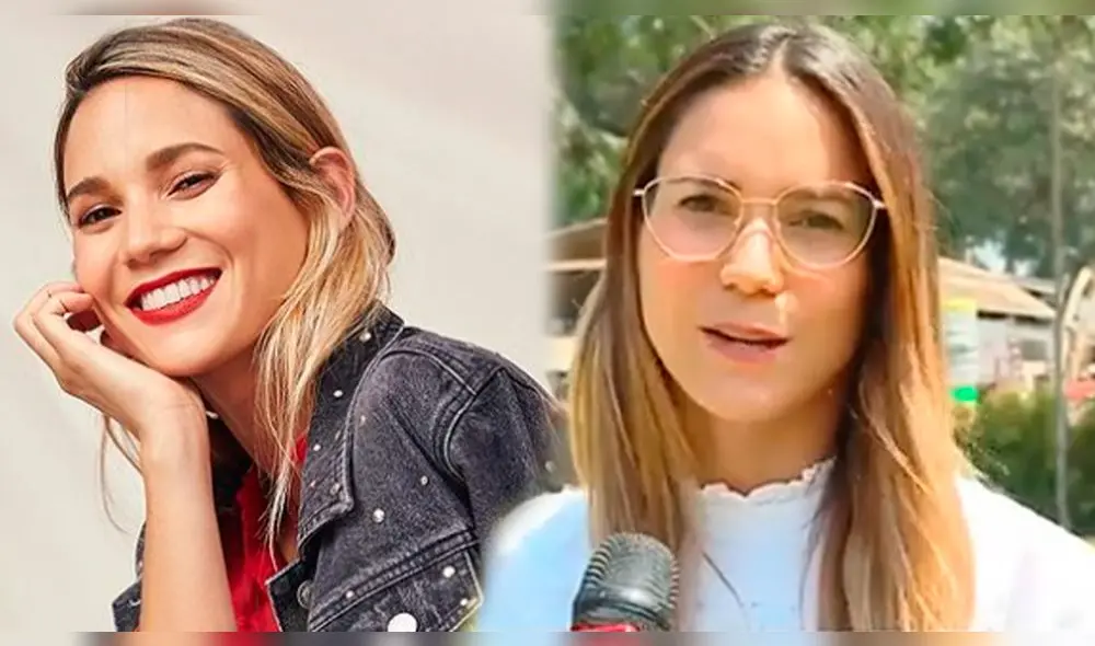 María Grazia Gamarra no pudo dar detalles del rol que interpretará en "Al fondo hay sitio". Foto: composición/Instagram/captura de América TV