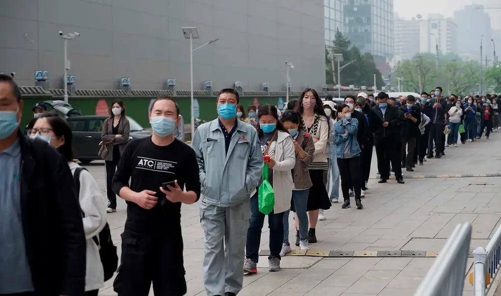 Medios locales indicaron que seguía habiendo suministros de sobra en Pekín pese al pico de compras. Foto: AFP