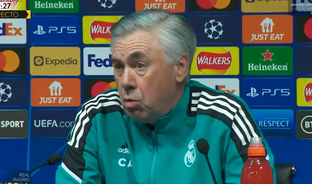 Carlo Ancelotti resaltó la historia de Real Madrid en la Champions League. Foto: Twitter Real Madrid