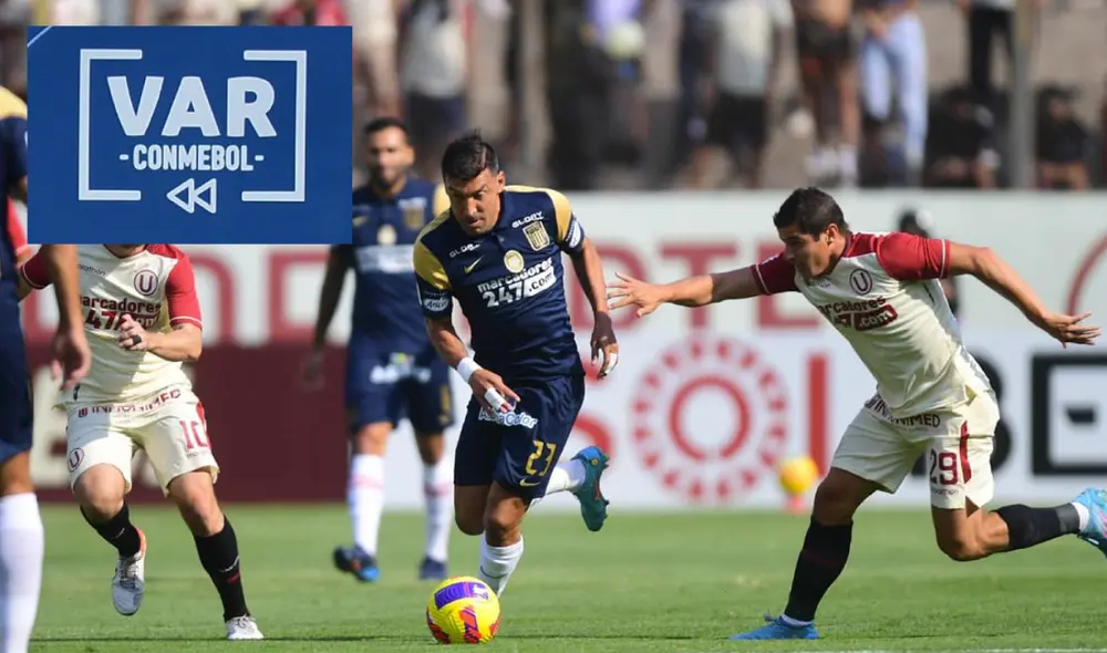 El VAR se usó por primera vez en el Perú en el 2019. Foto: composición/EFE/Liga 1 El VAR se usó por primera vez en el Perú en el 2019. Foto: composición/EFE/Liga 1