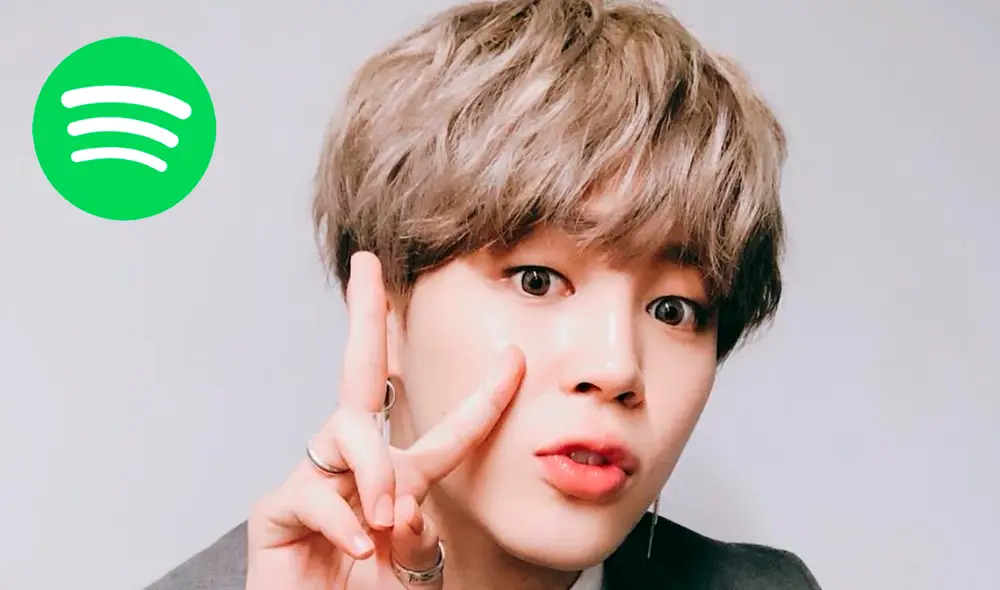 Jimin debutó en los OST de k-dramas con "With you", canción que interpreta junto a su gran amigo Ha Sung Woon. Foto: composición La República / BIGHIT / Spotify