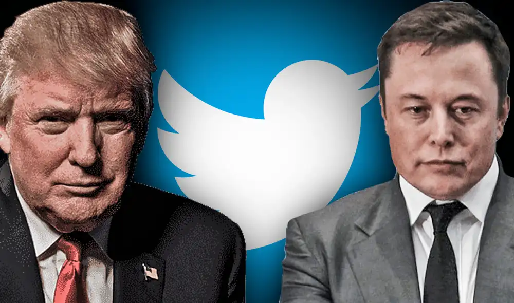 Ni siquiera la adquisición de Elon Musk hizo reconsiderar la posición de Donald Trump sobre Twitter. Foto: composición de Fabrizio Oviedo