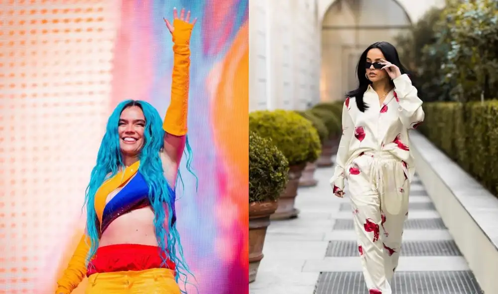 Con reciente anterioridad, ambas cantantes han publicado en redes sociales su tema "MAMIII". Foto: composición LR/Instagram de las artistas.