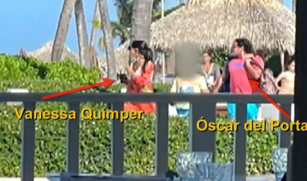 Óscar del Portal habría viajado a Punta Cana para vacacionar junto a Vanessa Químper. Foto: captura ATV Óscar del Portal habría viajado a Punta Cana para vacacionar junto a Vanessa Químper. Foto: captura ATV