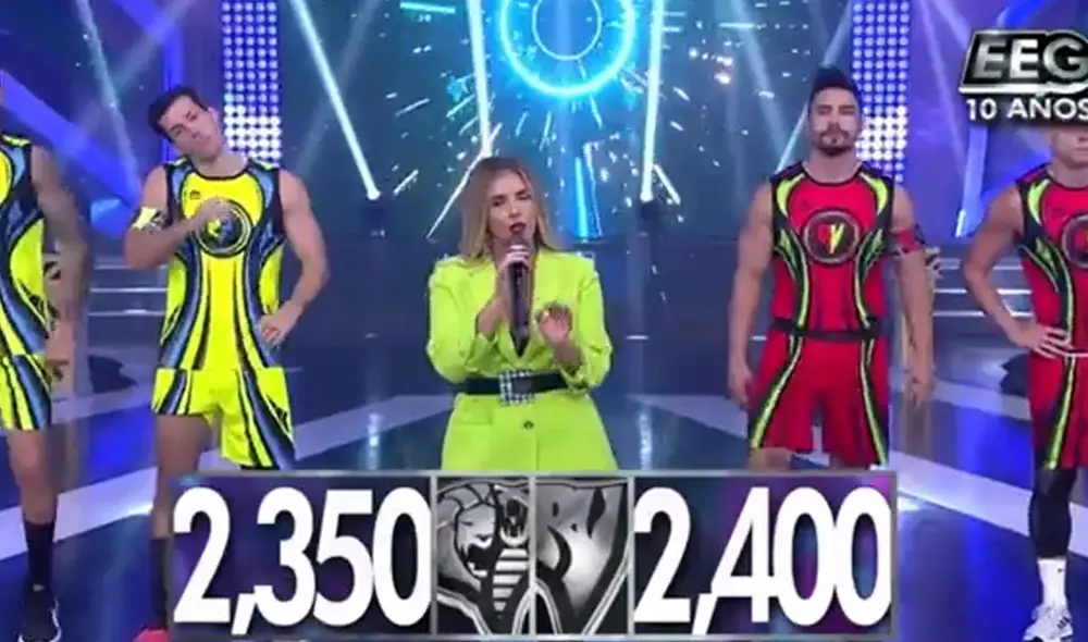 "Esto es guerra" solo tuvo una conductora este lunes 25 de abril. Foto: captura América TV "Esto es guerra" solo tuvo una conductora este lunes 25 de abril. Foto: captura América TV