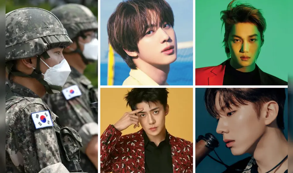 El servicio militar es un deber en Corea del Sur, los idols de K-pop tienen que cumplirla sin excepción. Foto composición: La República y Wikifandom. El servicio militar es un deber en Corea del Sur, los idols de K-pop tienen que cumplirla sin excepción. Foto composición: La República y Wikifandom.