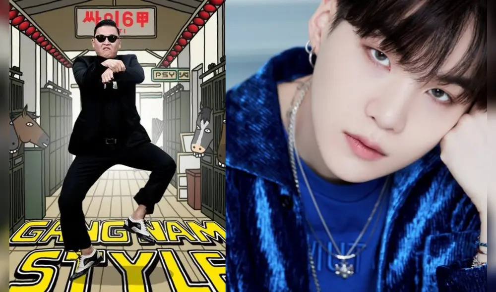 PSY junto a Suga de BTS en una nueva canción. Video: Twitter. PSY junto a Suga de BTS en una nueva canción. Video: Twitter.