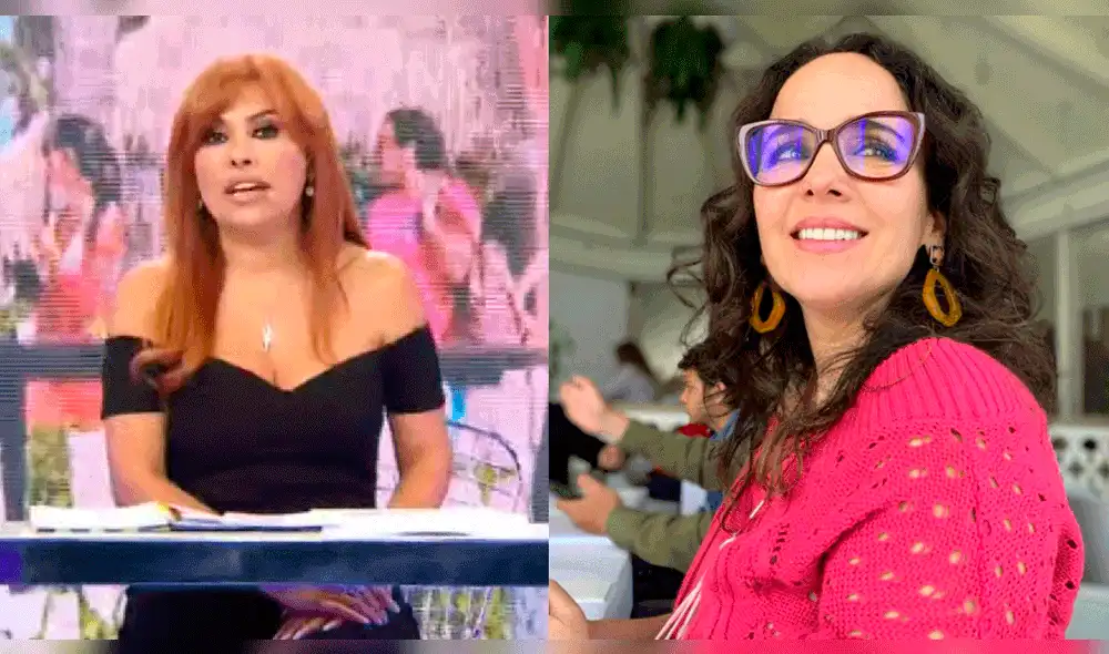 Magaly Medina habló sobre las recientes imágenes de Érika Villalobos en un evento público. Foto composición Instagram/Érika Villalobos/ATV