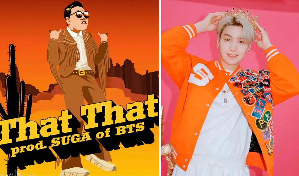 PSY y Suga de BTS unen su talento en la canción "That that". Foto: P Nation/BIGHIT