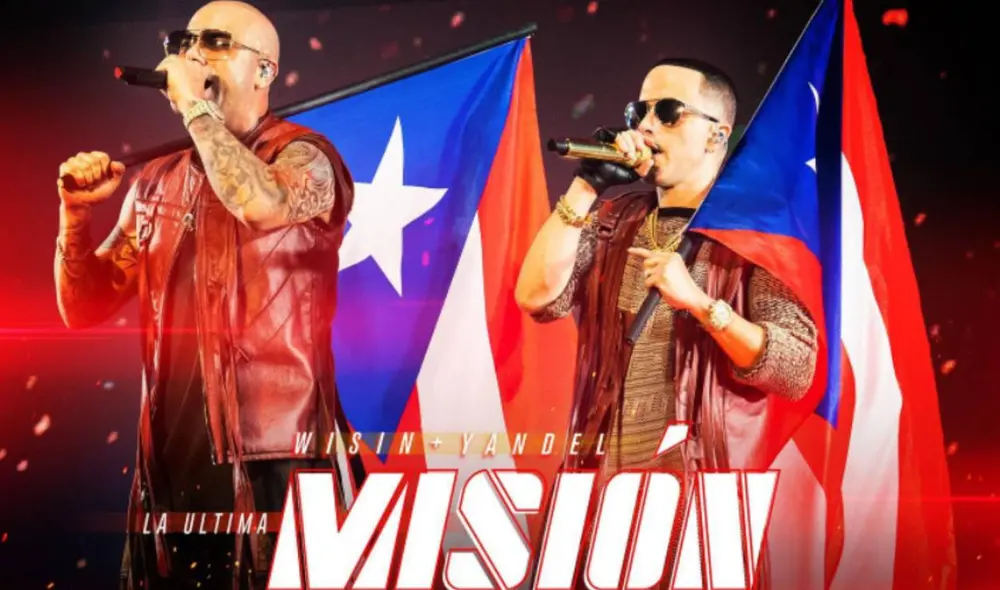 Wisin y Yandel estarán en Perú como parte de su gira de despedida. Foto: Wisin y Yandel/ Instagram