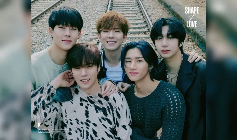 MONSTA X en imagen promocional de "Shape of love" (cuarto concepto). Foto: Starship
