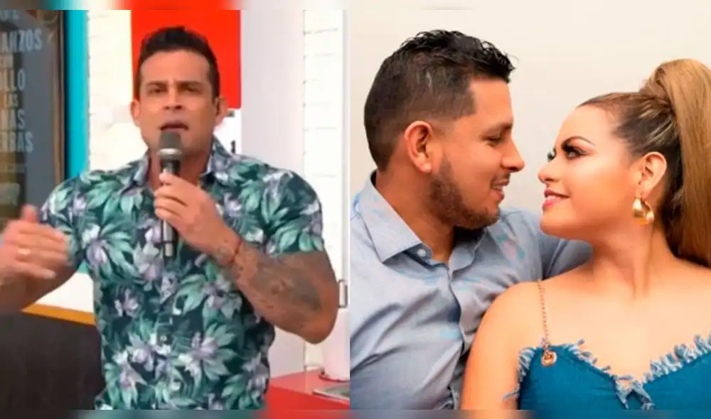 Christian Domínguez defendió a Flor Polo tras acusar a Néstor Villanueva de maltrato. Foto: composición/captura de América TV / Flor Polo/Instagram