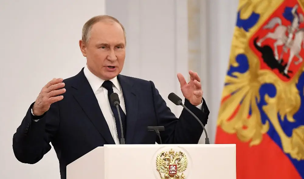 Vladimir Putin no descarta salidas diplomáticas a la guerra en Ucrania. Foto: AFP Vladimir Putin no descarta salidas diplomáticas a la guerra en Ucrania. Foto: AFP