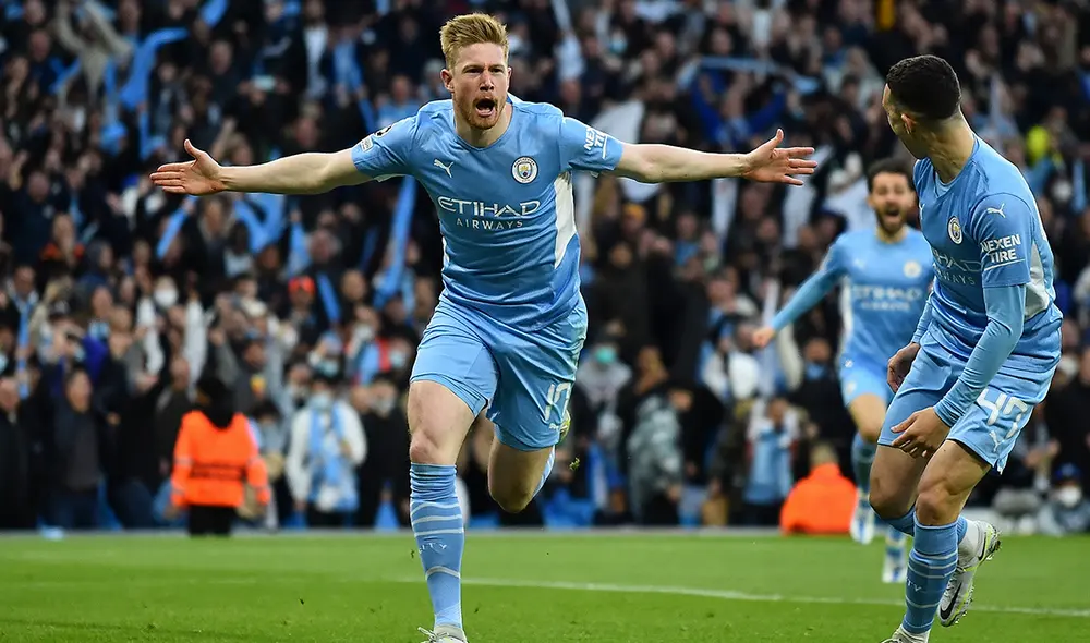 Manchester City ganó por 4-3 al Real Madrid. Foto: EFE