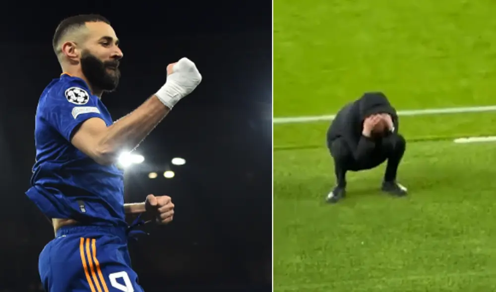 El delantero francés marcó un golazo de penal ante el City. Foto: composición GOAL/EFE El delantero francés marcó un golazo de penal ante el City. Foto: composición GOAL/EFE