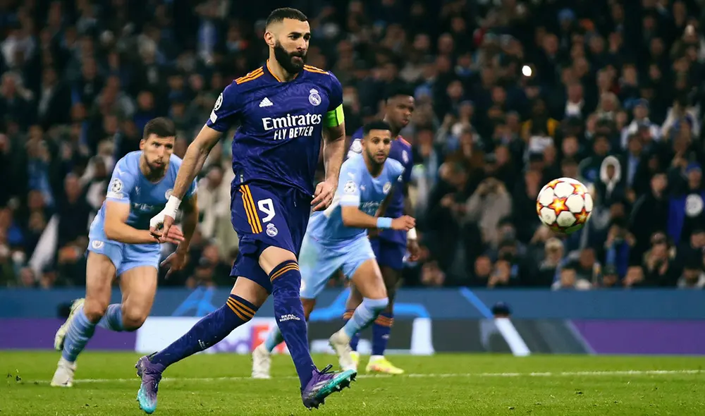 Karim Benzema suma 14 goles en esta edición de la Champions League. Foto: EFE Karim Benzema suma 14 goles en esta edición de la Champions League. Foto: EFE