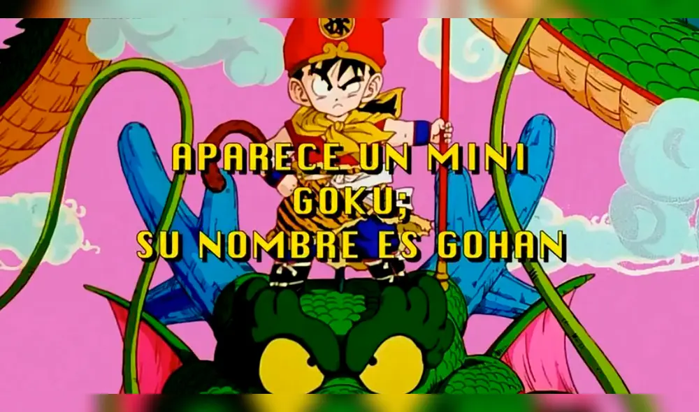 Imagen del primer capítulo del anime de "Dragon Ball Z". Foto: Toei Animation Imagen del primer capítulo del anime de "Dragon Ball Z". Foto: Toei Animation