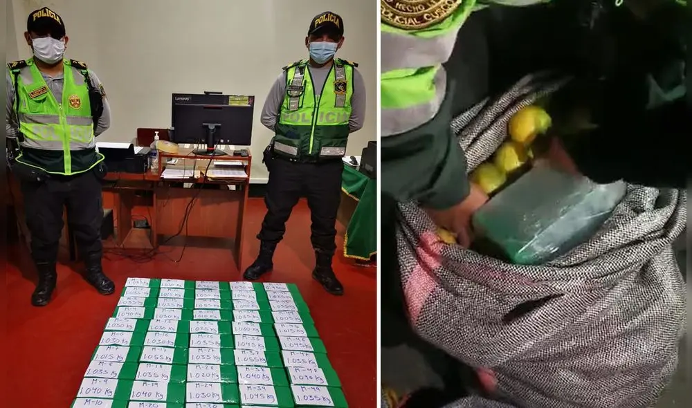 Droga incautada fue ingresada a la sede de la Depincri. Foto: PNP