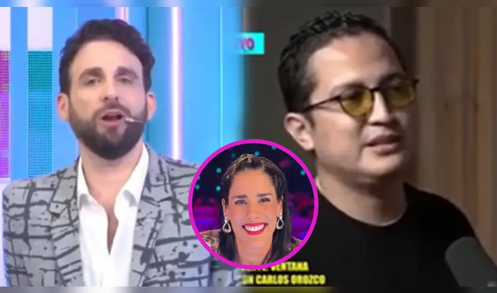 ‘Peluchín’ destacó entrevista de Carlos Orozco a Érika Villalobos y minimizó la de Gianella Neyra. Foto: composición/captura Willax/Instagram ‘Peluchín’ destacó entrevista de Carlos Orozco a Érika Villalobos y minimizó la de Gianella Neyra. Foto: composición/captura Willax/Instagram
