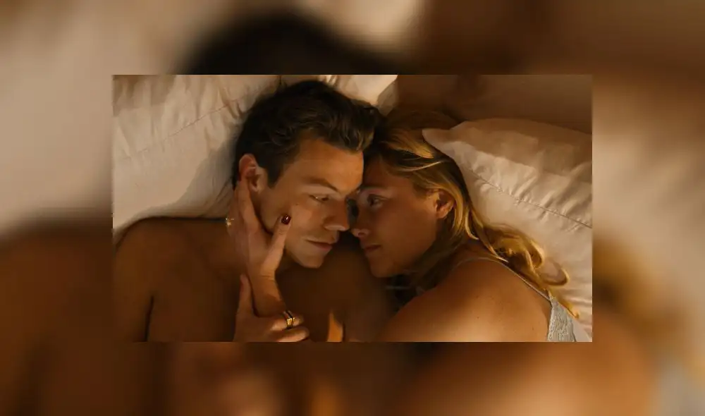 Harry Styles y Florence Pugh son los protagonistas de "Don't worry darling". Foto: Warner Bros. Pictures Harry Styles y Florence Pugh son los protagonistas de "Don't worry darling". Foto: Warner Bros. Pictures
