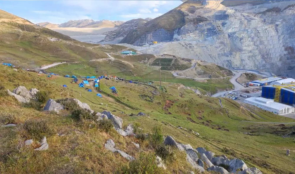 Terrenos de Las Bambas están ocupados desde el 14 de abril. Foto: La República